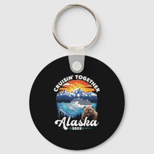 Porte-clés Croisière en Alaska 2025 Famille Amis Groupe Alask