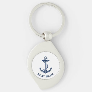 Porte-clés Croisière en bateau à nom personnalisé