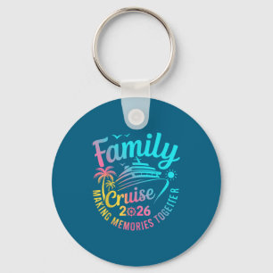 Porte-clés Croisière en famille Création de souvenirs Concept