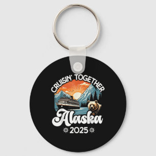Porte-clés Croisière ensemble Alaska 2025 Famille Amie Alaska