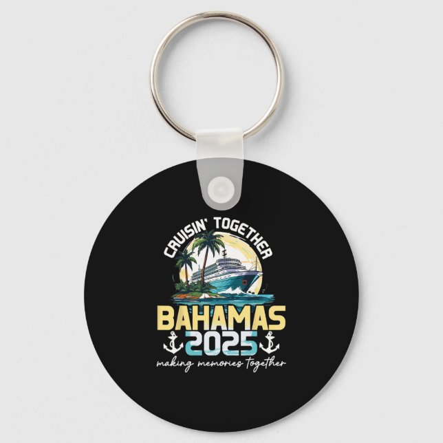Porte-clés Croisière ensemble Bahamas 2025 (Recto)