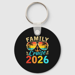 Porte-clés Croisière familiale 2026 Souvenirs Voyage d'été Ba