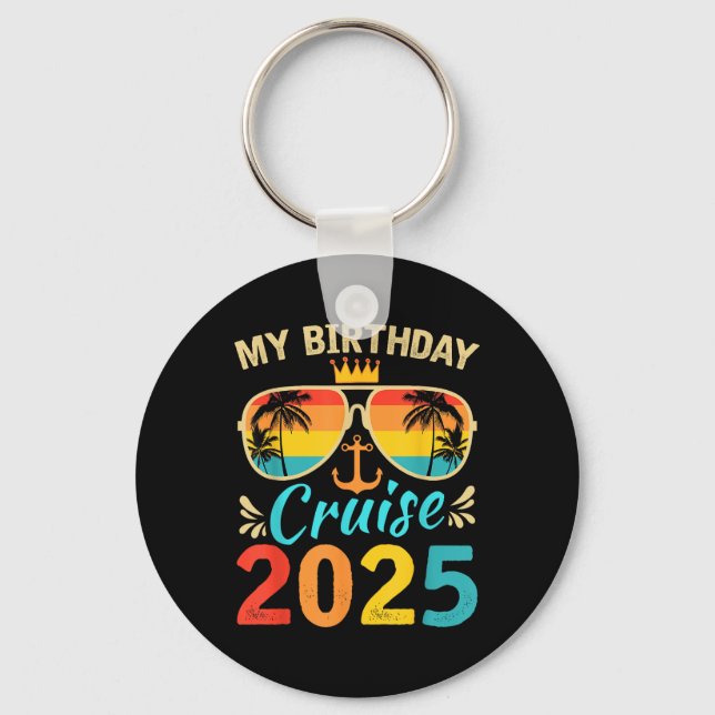 Porte-clés Croisière festive d'anniversaire 2025  (Recto)