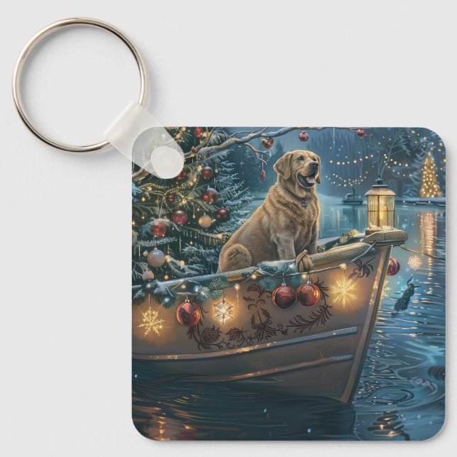 Porte-clés Croisière festive de Noël au Labrador (Recto)
