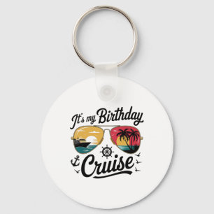 Porte-clés Croisière festive pour mon anniversaire 2025 Homme