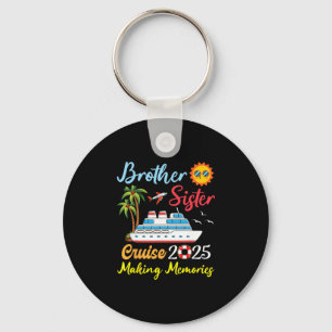 Porte-clés Croisière Frère Soeur 2025 Création de Souvenirs F