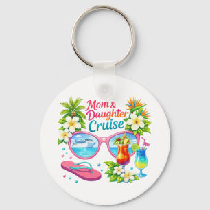 Porte-clés Croisière mère-fille, vacances tropicales