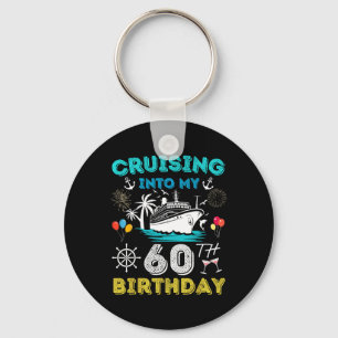 Porte-clés Croisière pour mon 60e anniversaire Croisière 60 a