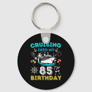 Porte-clés Croisière pour mon 85e anniversaire Croisière 85 a
