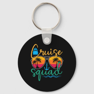 Porte-clés Croisière Squad 2025 Family Vacation Beach Corresp