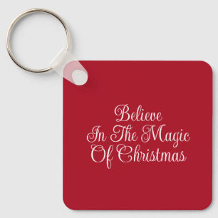 Porte-clés Croit à la magie du Porte - clé de Noël