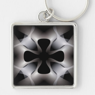 PORTE-CLÉS CROIX ABSTRAITE