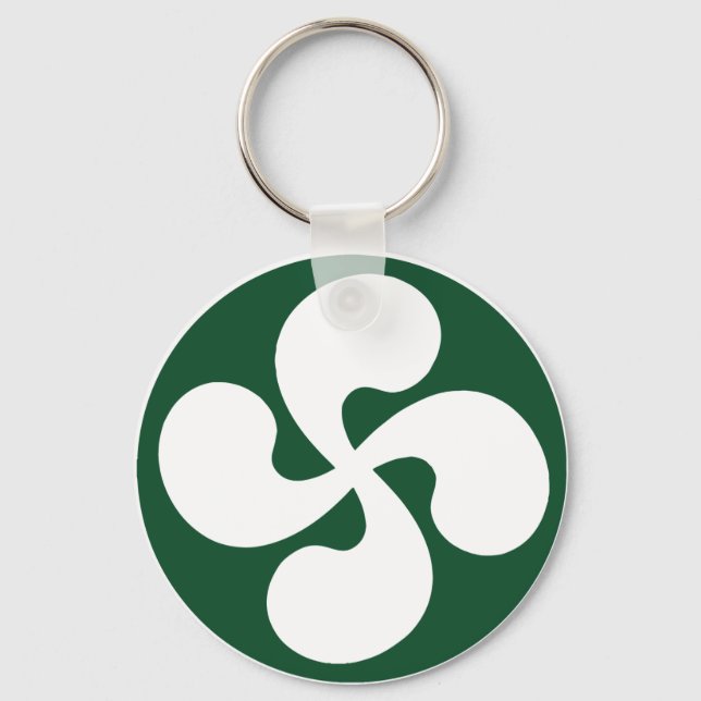 Porte-clés Croix Basque extrudé (Recto)