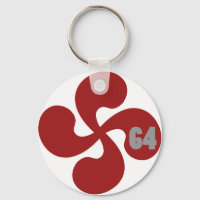 Croix basque rouge 64 Lauburu