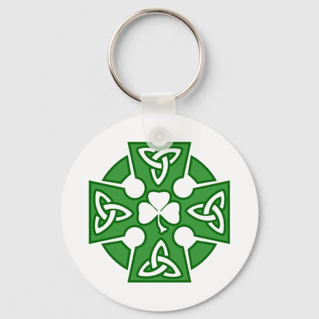 Porte-clés Croix celte de St Patrick (Recto)