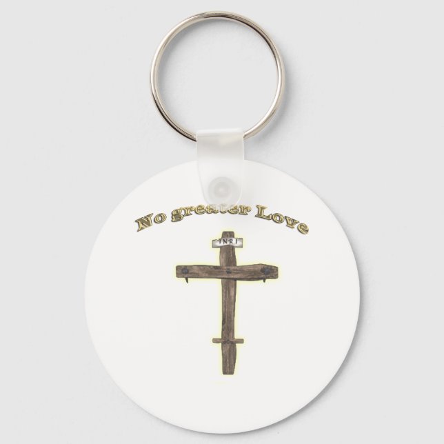 Porte-clés Croix chrétienne (Recto)