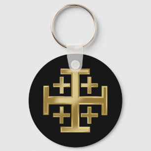 Porte-clés Croix chrétienne
