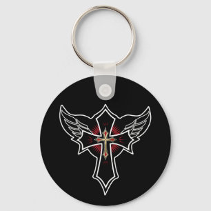 Porte-clés Croix chrétienne