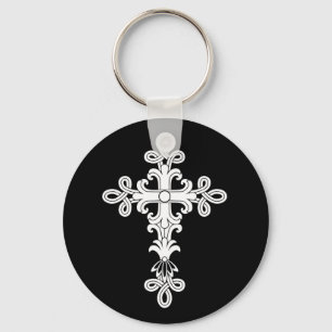 Porte-clés Croix chrétienne