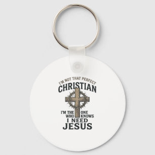 Porte-clés Croix Chrétienne Couronne D'épines Vintage Faith S