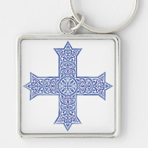 Porte-clés croix copte