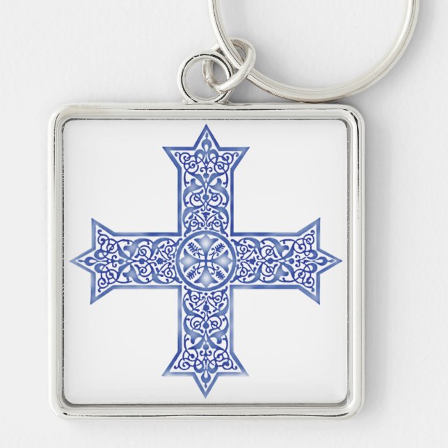 Porte-clés croix copte (Devant)