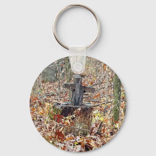 Porte-clés Croix dans les bois (Recto)