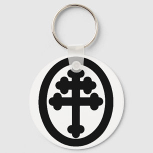 Porte-clés Croix de Lorraine