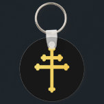 Porte-clés Croix de Lorraine<br><div class="desc">Croix de Lorraine</div>