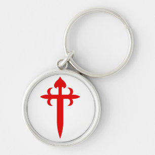 Porte-clés Croix de Saint Jacques L'Emblème en forme d'épée r