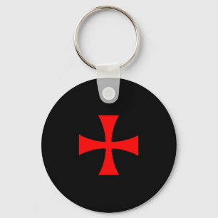 Porte-clés Croix des Templiers Ordre Chrétien Catholique Le