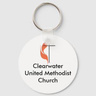 Porte-clés Croix et flamme, ClearwaterUnited MethodistChurch