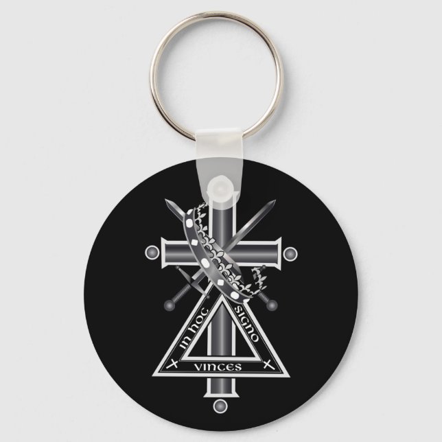 Porte-clés Croix freemasonique (Recto)