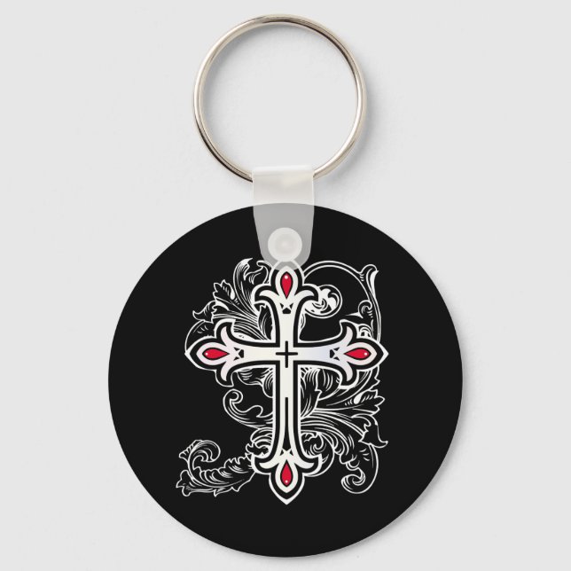 Porte-clés Croix gothique (Recto)