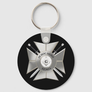 Porte-clés Croix maçonnique