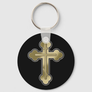 Porte-clés Croix orthodoxe