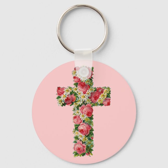 Porte-clés Croix vintage (Recto)