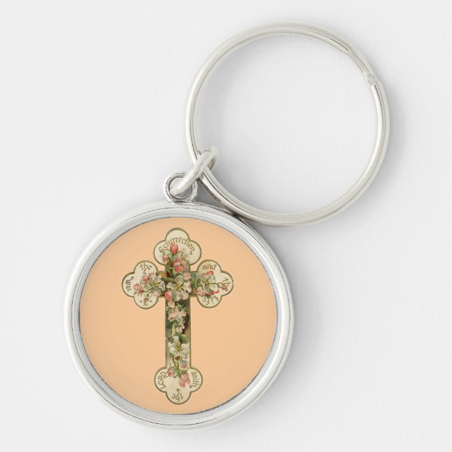 Porte-clés Croix vintage (Devant)