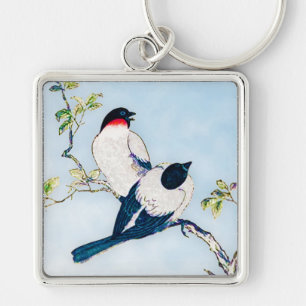 Porte-clés Croquis d'encre japonaise vintage