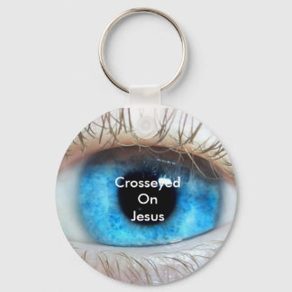 Porte-clés Crosseyed On Jesus (bleu)
