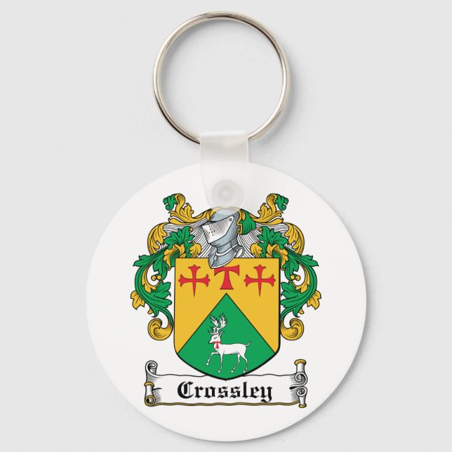 Porte-clés Crossley Family Crest (Recto)