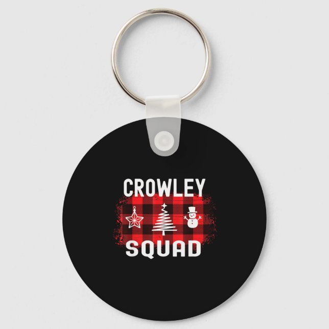 Porte-clés Crowley Proud Family Reunion Last Name Christmas S (Recto)