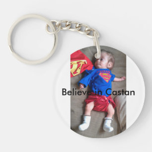 Porte-clés Croyez au porte - clé de Castan