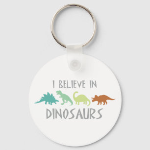 Porte-clés Croyez en dinosaures