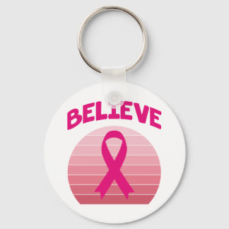 Porte-clés Croyez Pink Ribbon Retro