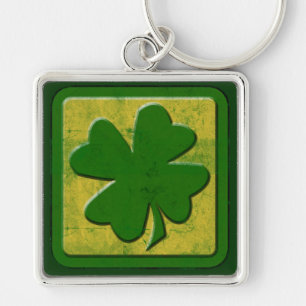 Porte-clés Cru de logo de shamrock