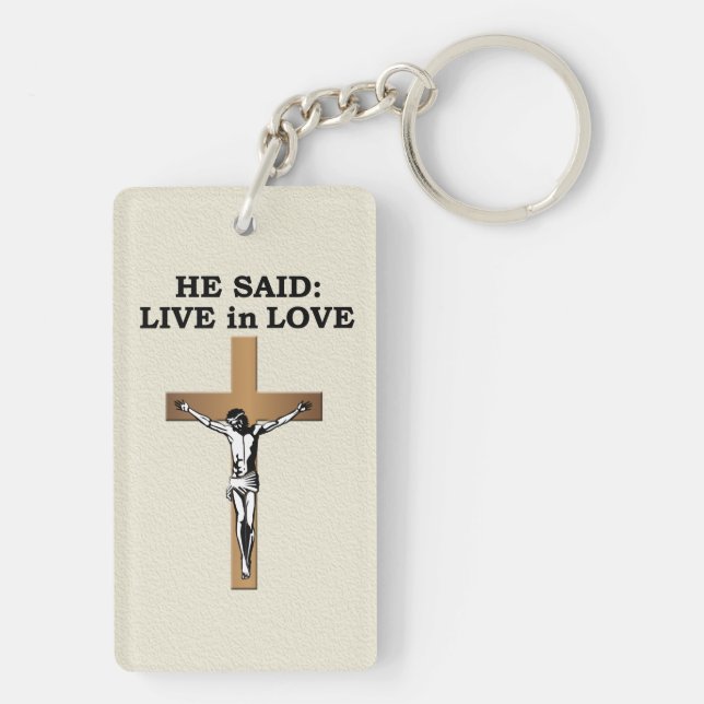 Porte-clés Crucifix (Dos)