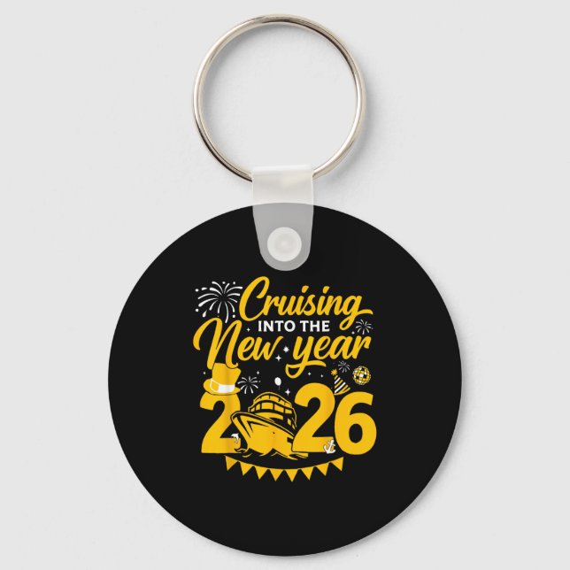 Porte-clés Cruising Into 2026 New Years Eve Matching Family C (Recto)