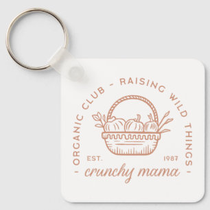 Porte-clés Crunchy maman bio homestead tradwoman vie agricole