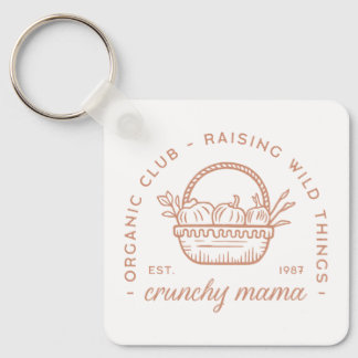 Porte-clés Crunchy maman bio homestead tradwoman vie agricole